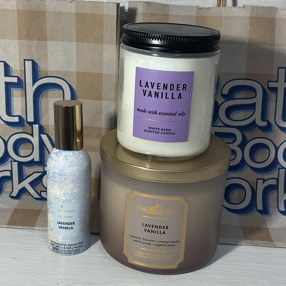 Lavender Vanilla Candles & Room spray - Picture 1 of 3